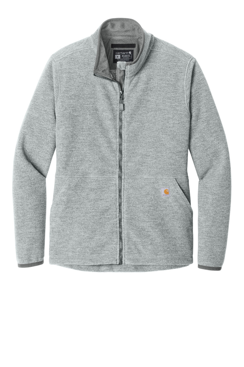 Carhartt Women's Textured Full-Zip Fleece Jacket - Carbon Heather