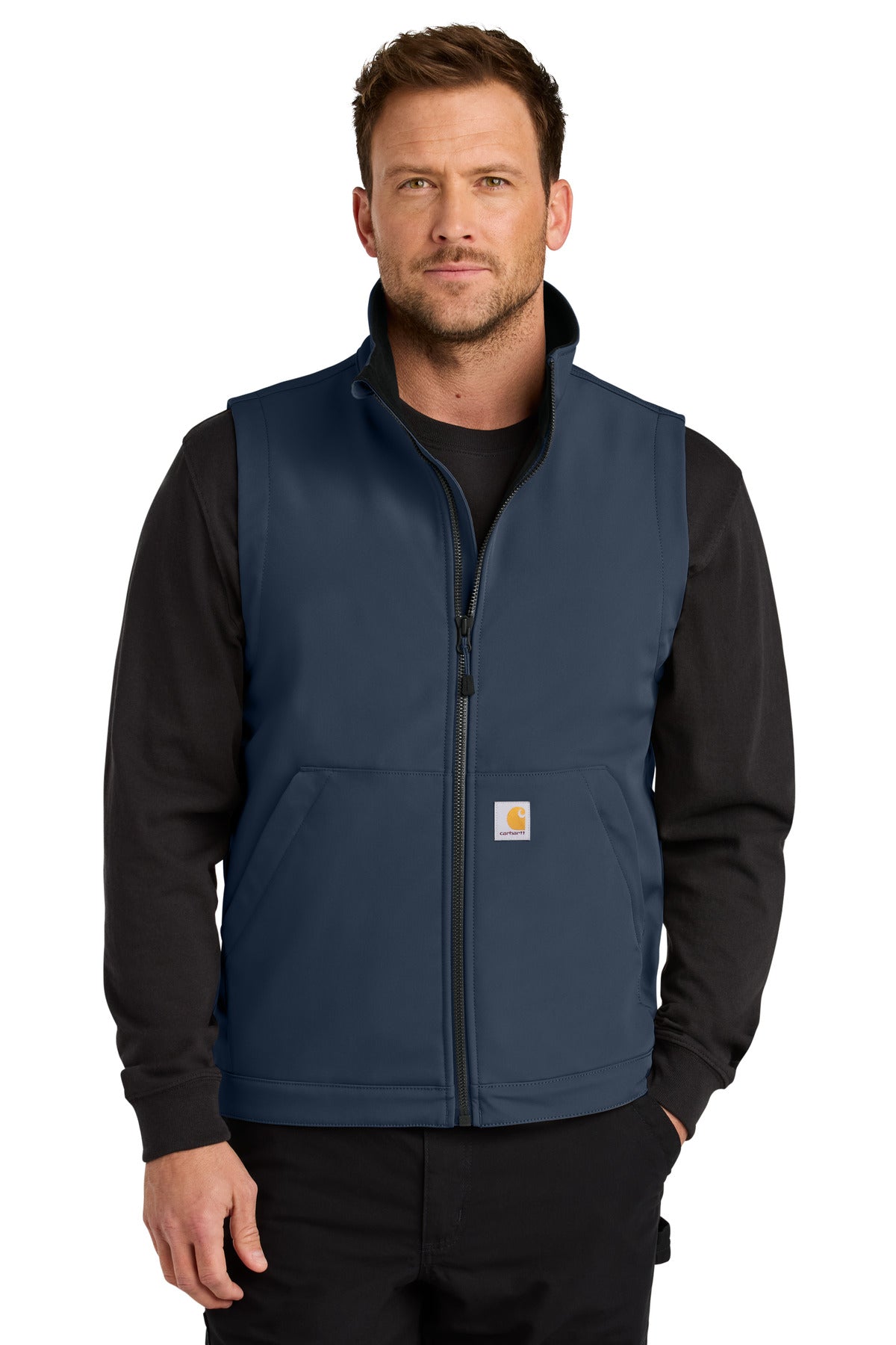Carhartt Rain Defender Soft Shell Vest - Navy