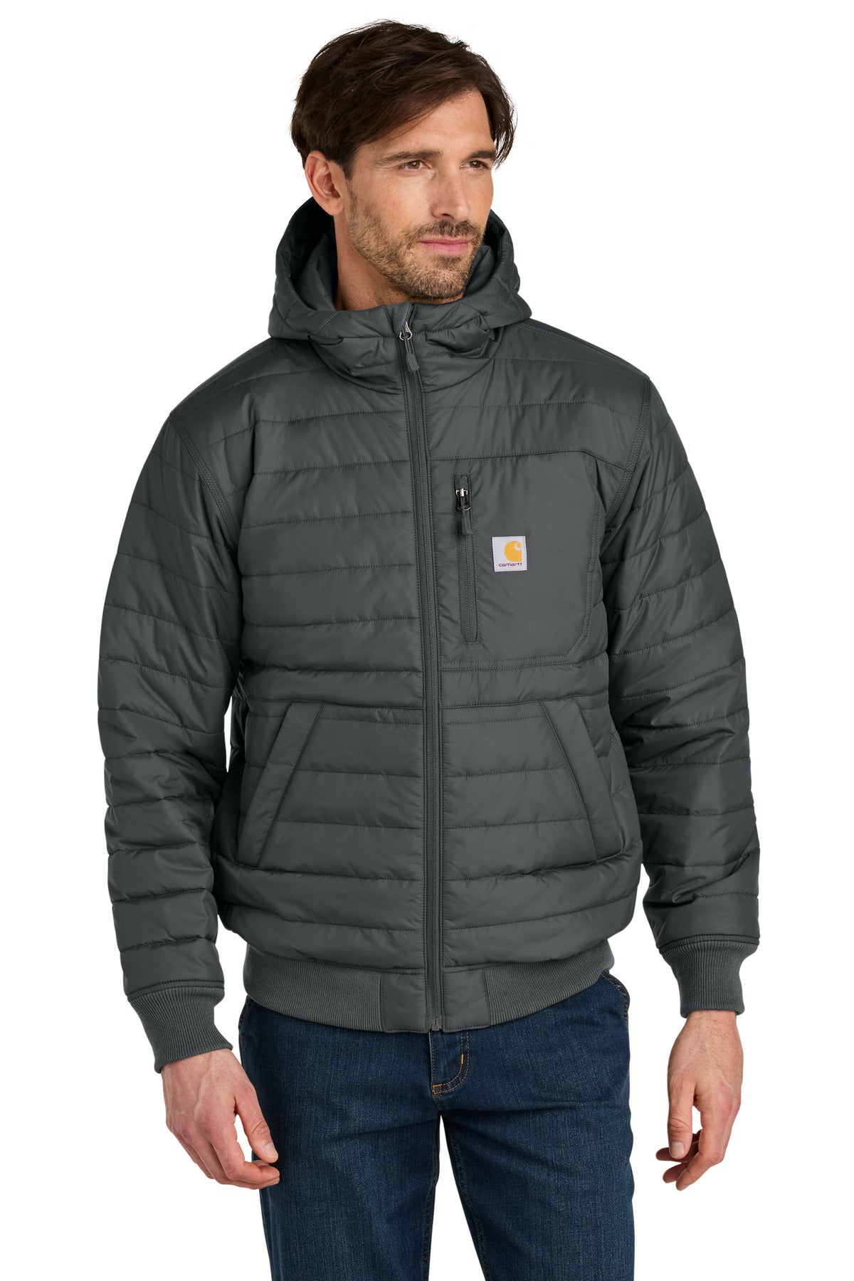 Carhartt Gilliam Insulated Hooded Jacket - Shadow Grey