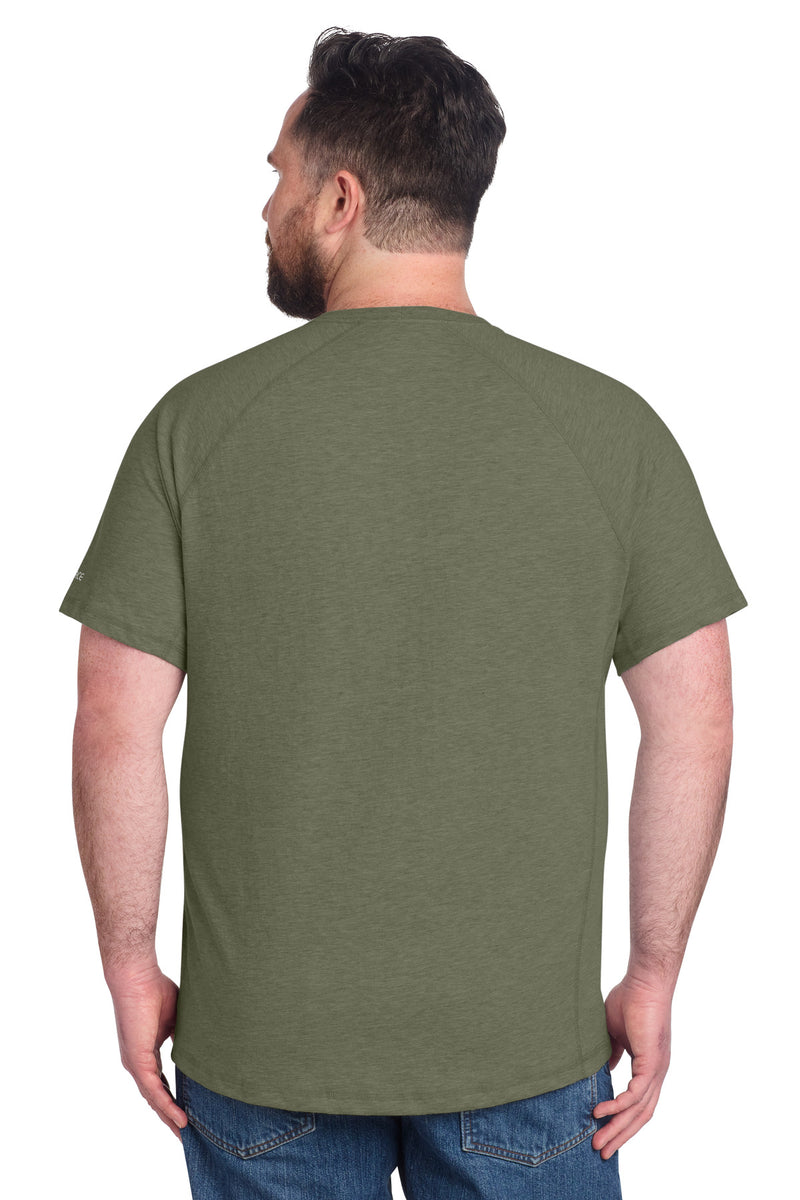Carhartt Force Short Sleeve Pocket T-Shirt - Basil Heather