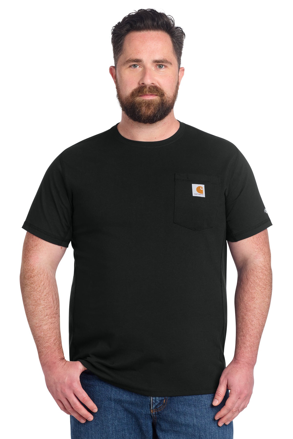 Carhartt Force Short Sleeve Pocket T-Shirt - Black
