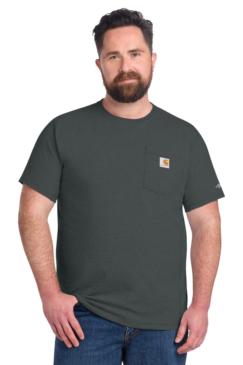 Carhartt Force Short Sleeve Pocket T-Shirt - Carbon Heather