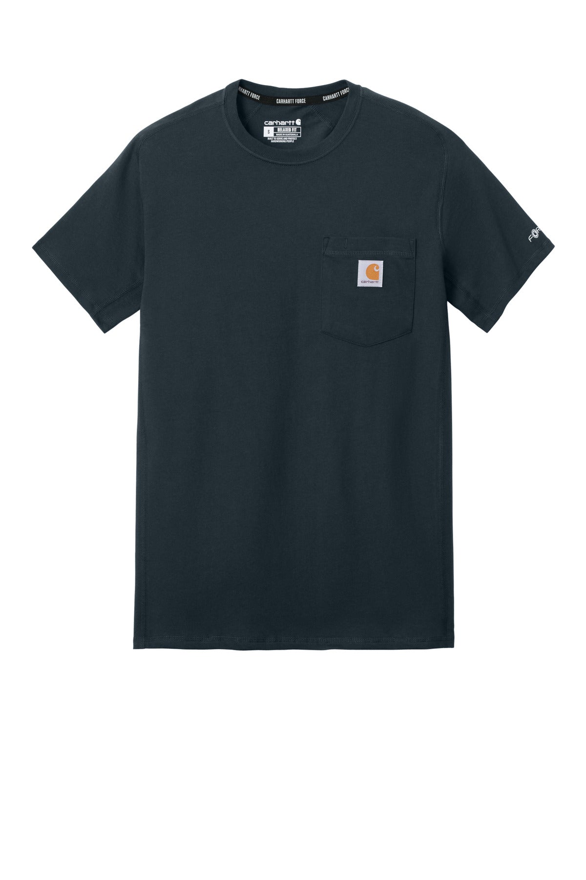 Carhartt Force Short Sleeve Pocket T-Shirt - Navy