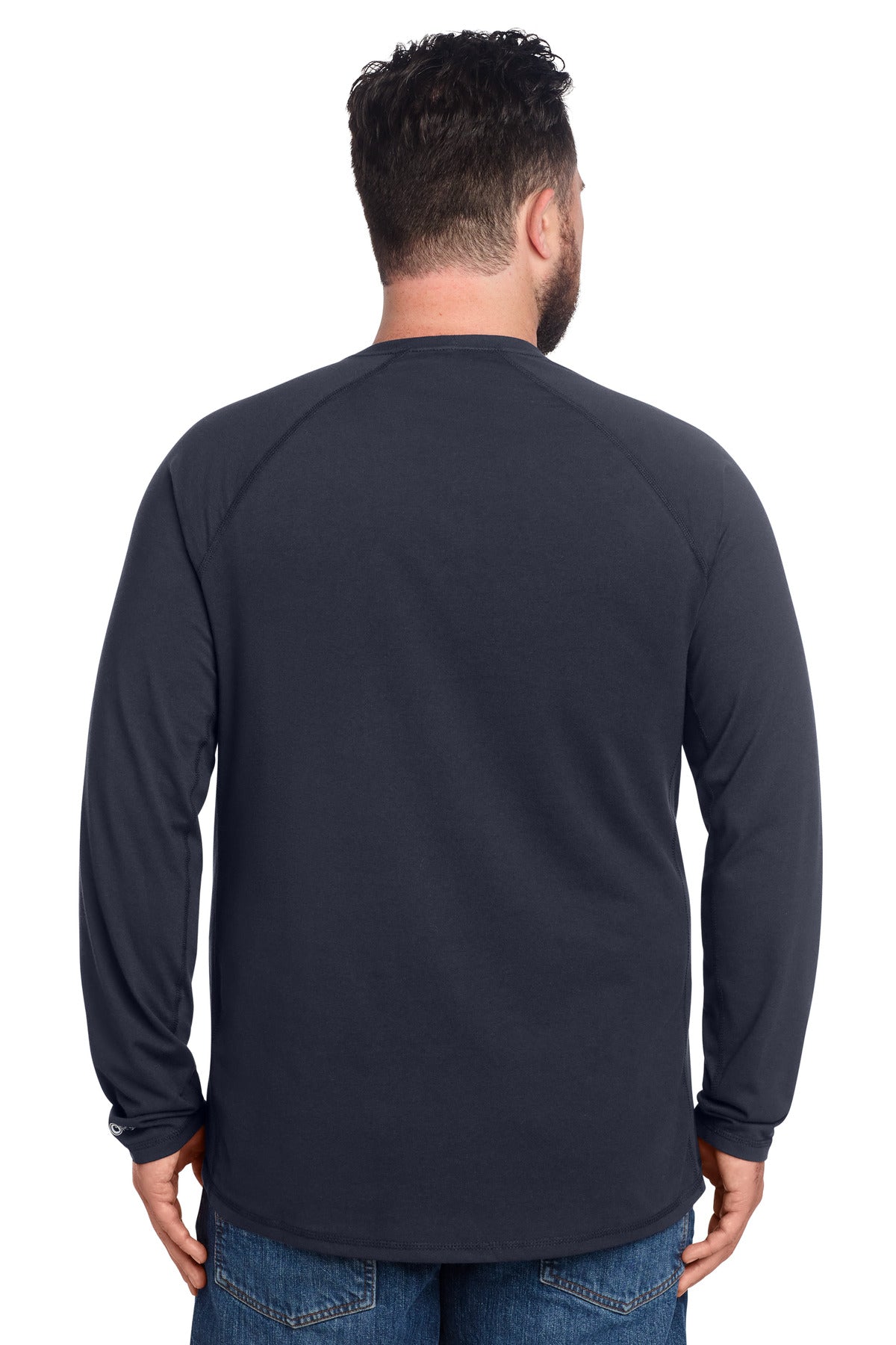 Carhartt Force Long Sleeve Pocket T-Shirt - Navy