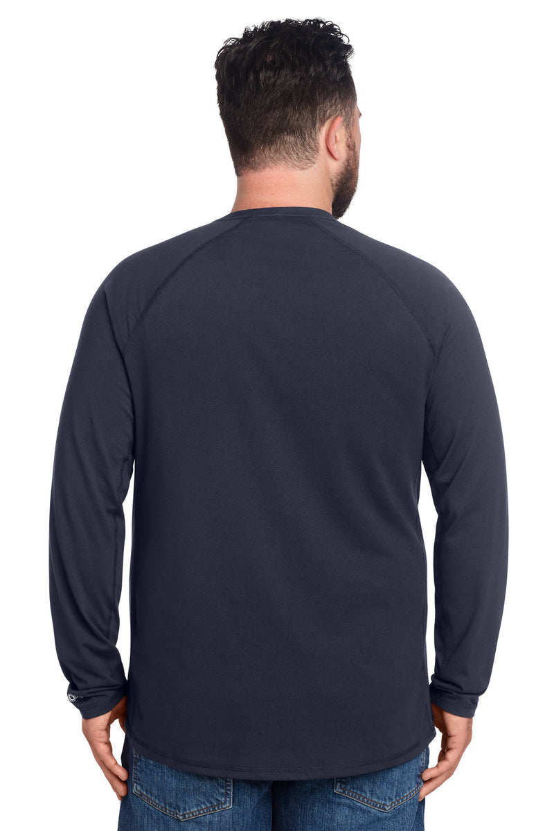 Carhartt Force Long Sleeve Pocket T-Shirt - Navy