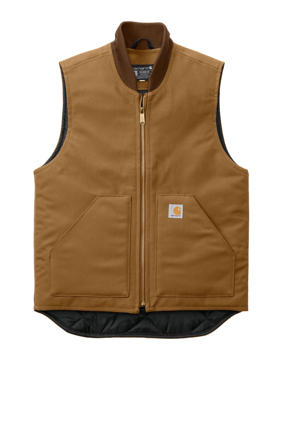 Carhartt Duck Vest - Carhartt Brown