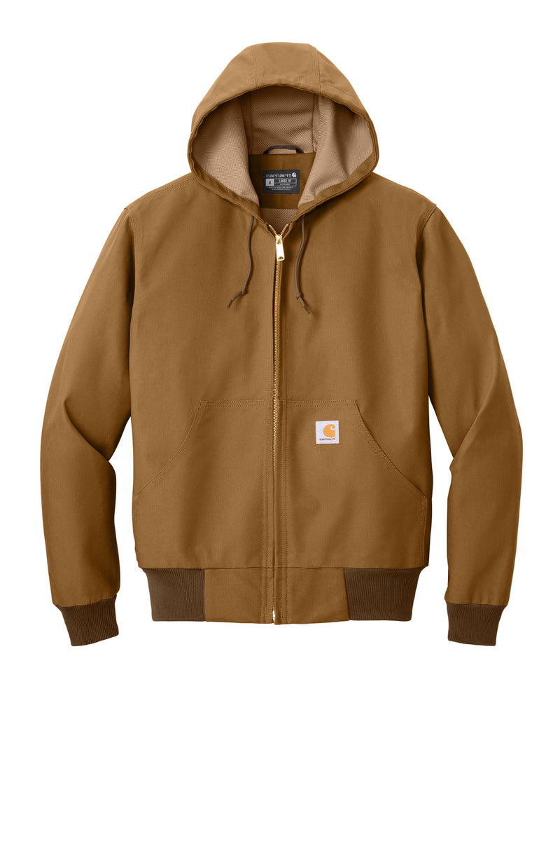 Carhartt Thermal-Lined Duck Active Jac - Carhartt Brown