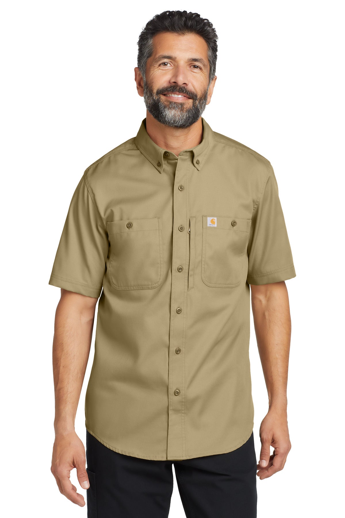 Carhartt Rugged ProfessionalSeries Short Sleeve Shirt - Dark Khaki