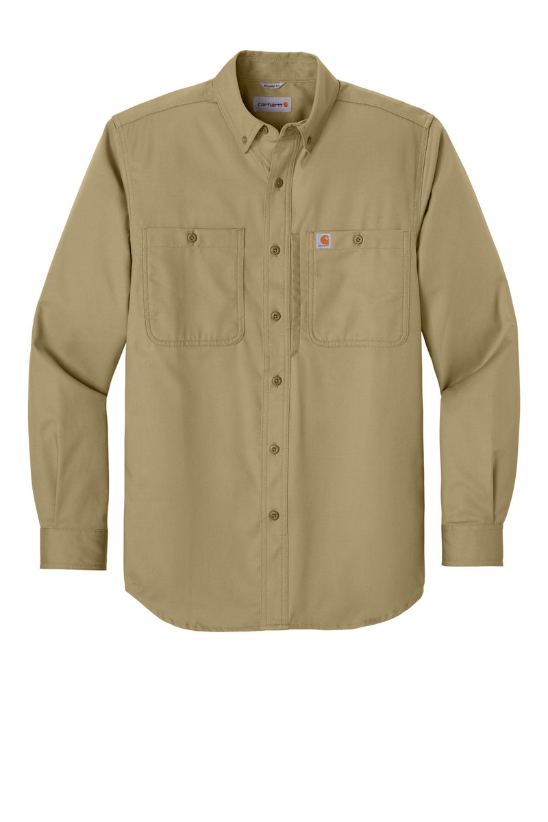 Carhartt Rugged Professional Series Long Sleeve Shirt - Dark Khaki