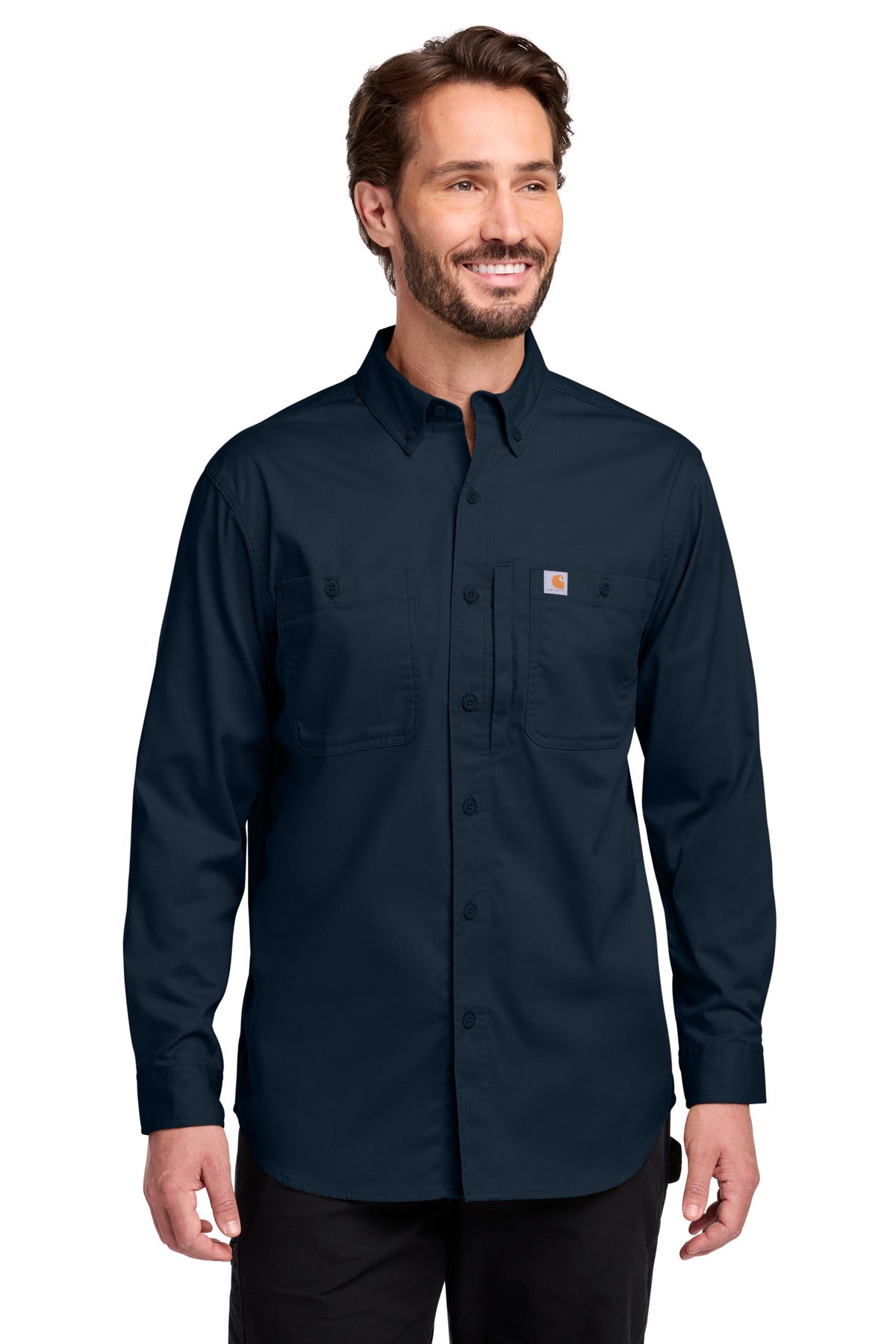 Carhartt Rugged Professional Series Long Sleeve Shirt - Navy