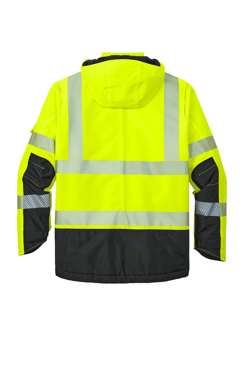 Carhartt ANSI 107 Class 3 Waterproof Heavyweight Insulated Jacket - Brite Lime