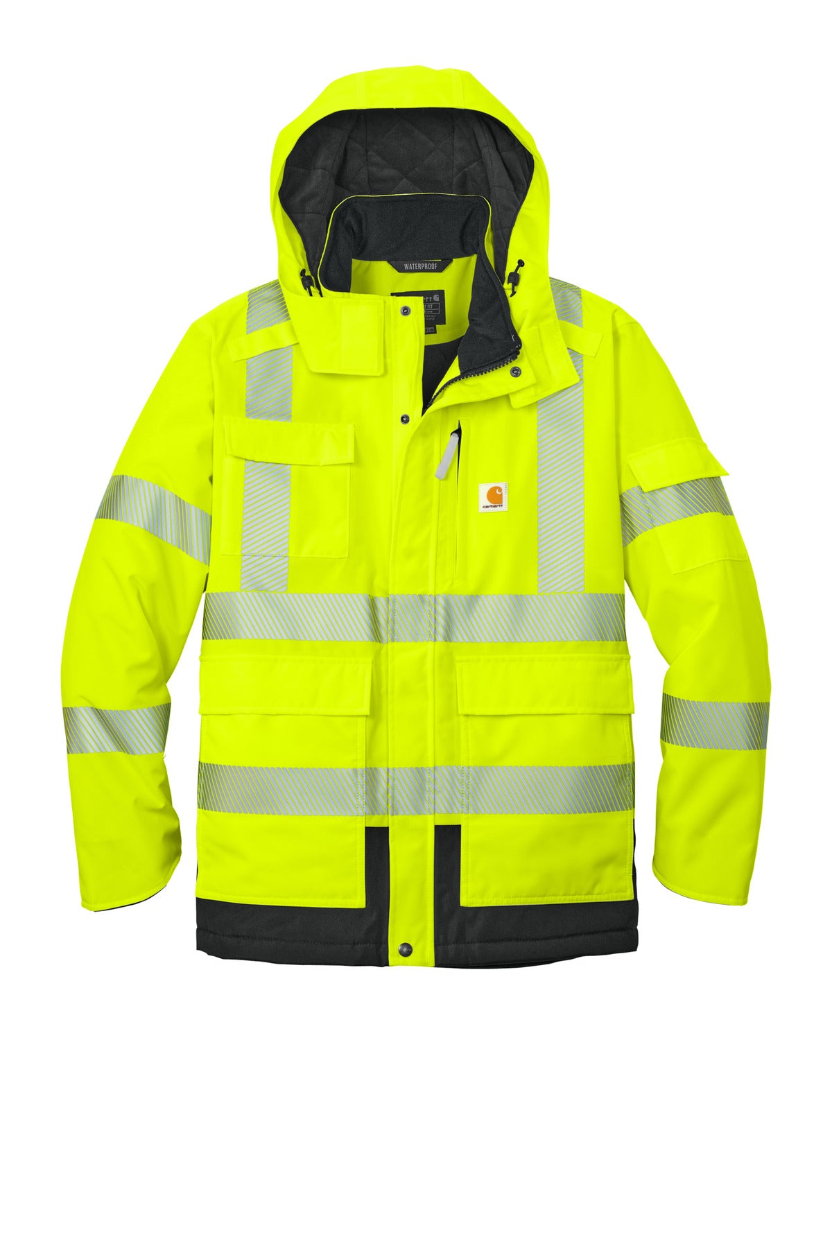 Carhartt ANSI 107 Class 3 Waterproof Heavyweight Insulated Jacket - Brite Lime