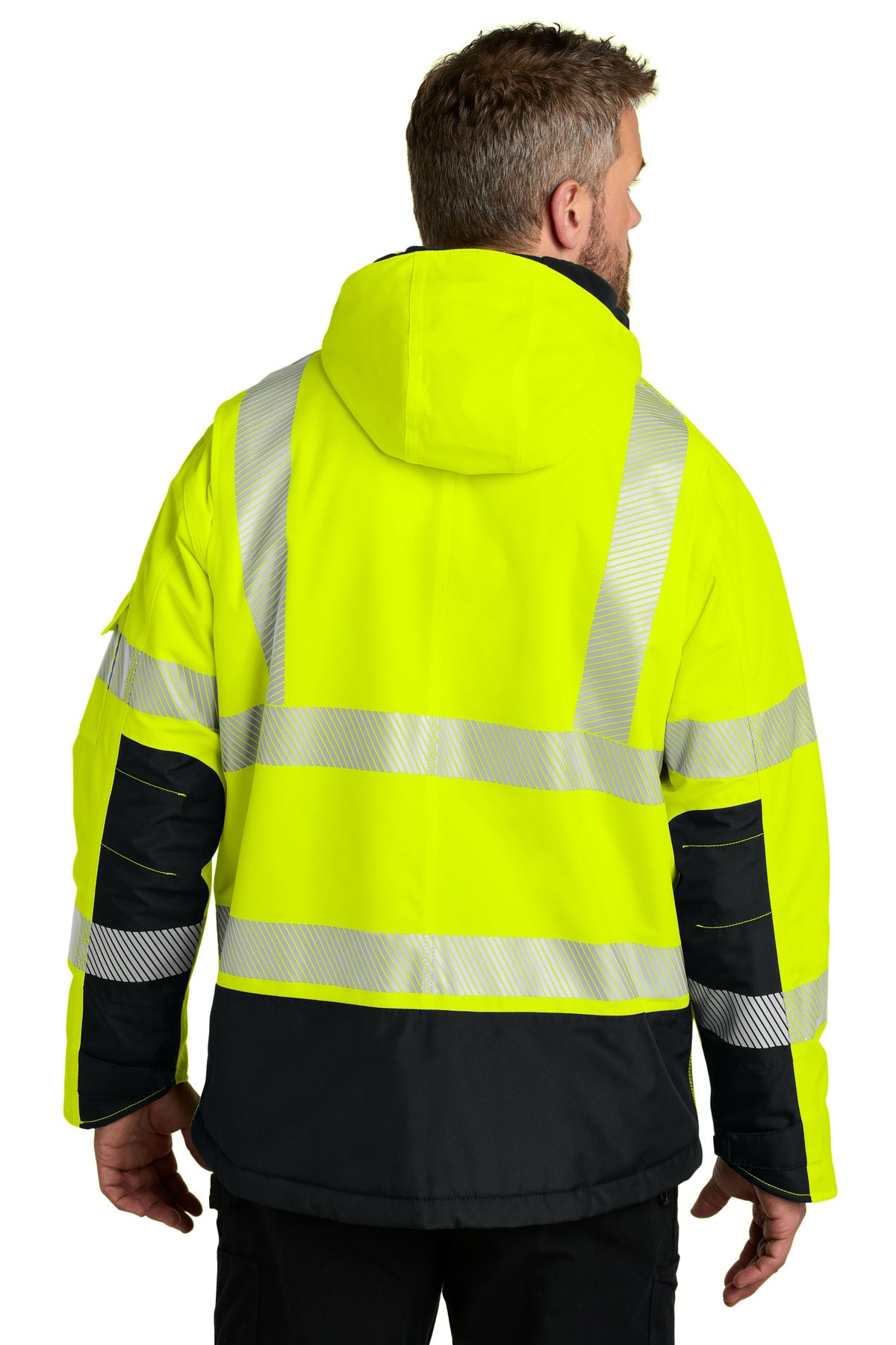 Carhartt ANSI 107 Class 3 Waterproof Heavyweight Insulated Jacket - Brite Lime