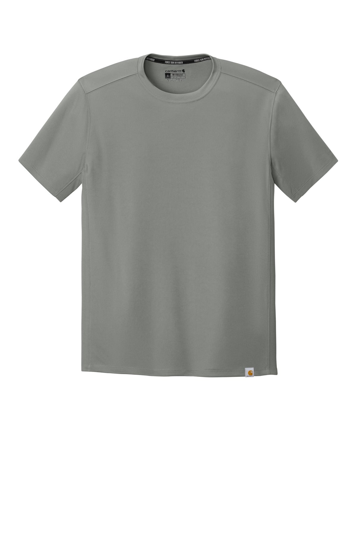 Carhartt Force Sun Defender Short Sleeve T-Shirt - Asphalt Grey