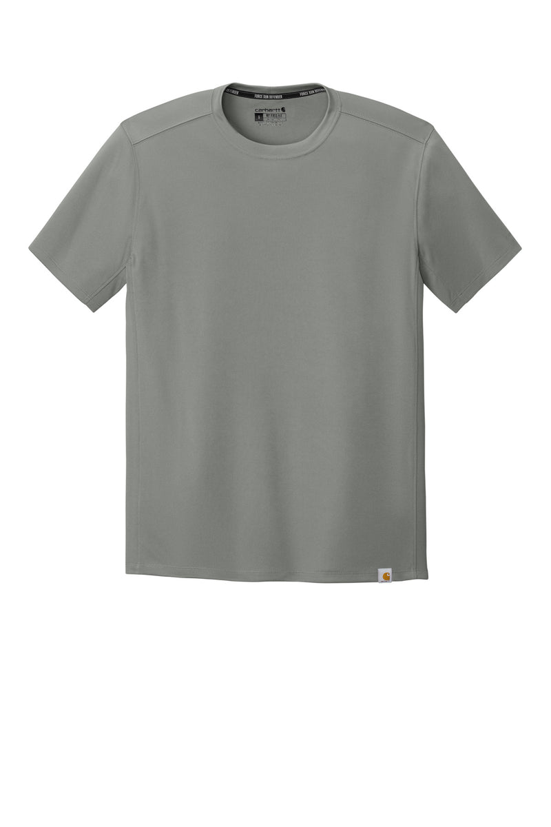 Carhartt Force Sun Defender Short Sleeve T-Shirt - Asphalt Grey