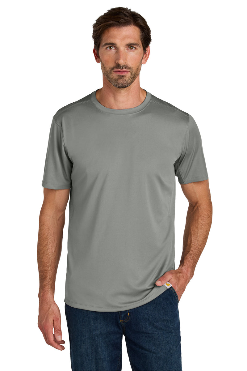 Carhartt Force Sun Defender Short Sleeve T-Shirt - Asphalt Grey