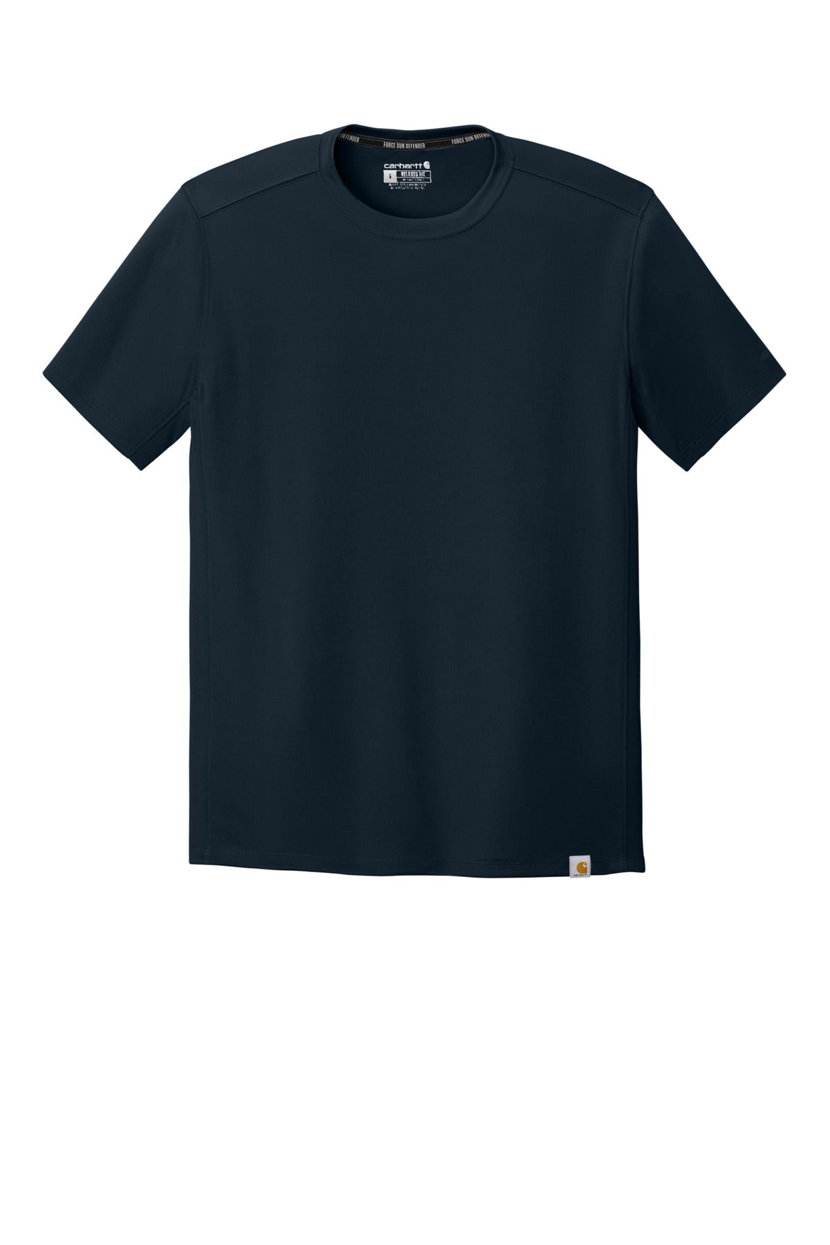 Carhartt Force Sun Defender Short Sleeve T-Shirt - Navy