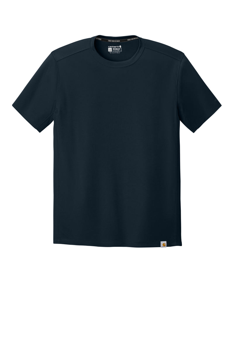 Carhartt Force Sun Defender Short Sleeve T-Shirt - Navy