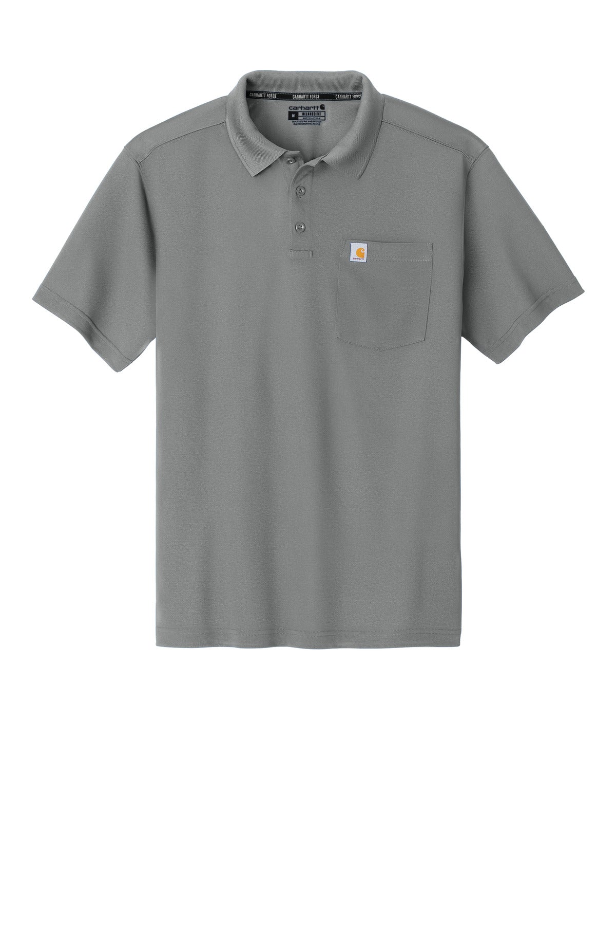 Carhartt Force Snag-Resistant Pocket Polo - Asphalt Grey