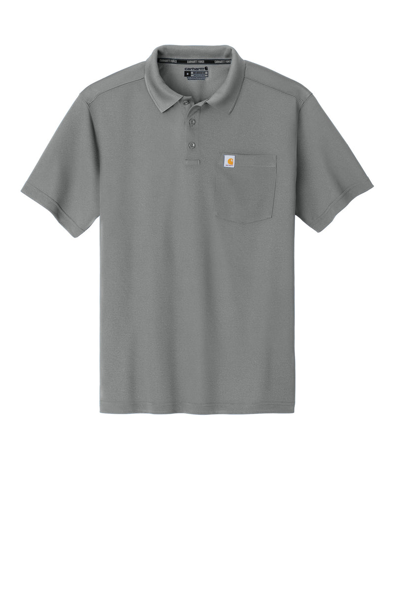 Carhartt Force Snag-Resistant Pocket Polo - Asphalt Grey