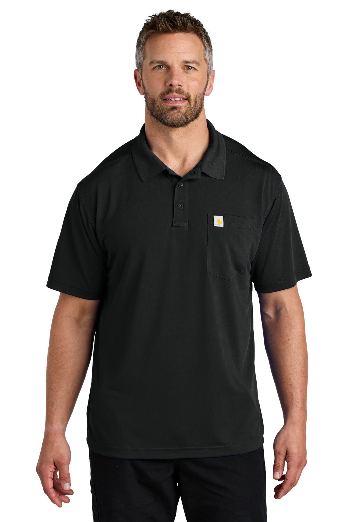 Carhartt Force Snag-Resistant Pocket Polo - Black