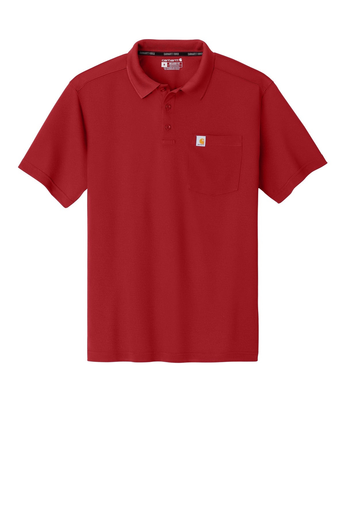 Carhartt Force Snag-Resistant Pocket Polo - Crimson Red