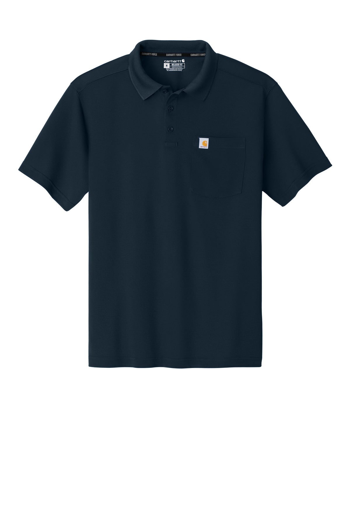 Carhartt Force Snag-Resistant Pocket Polo - Navy