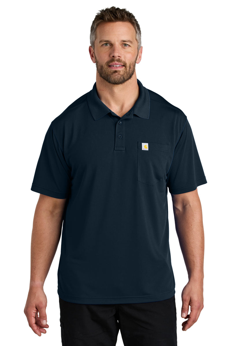 Carhartt Force Snag-Resistant Pocket Polo - Navy