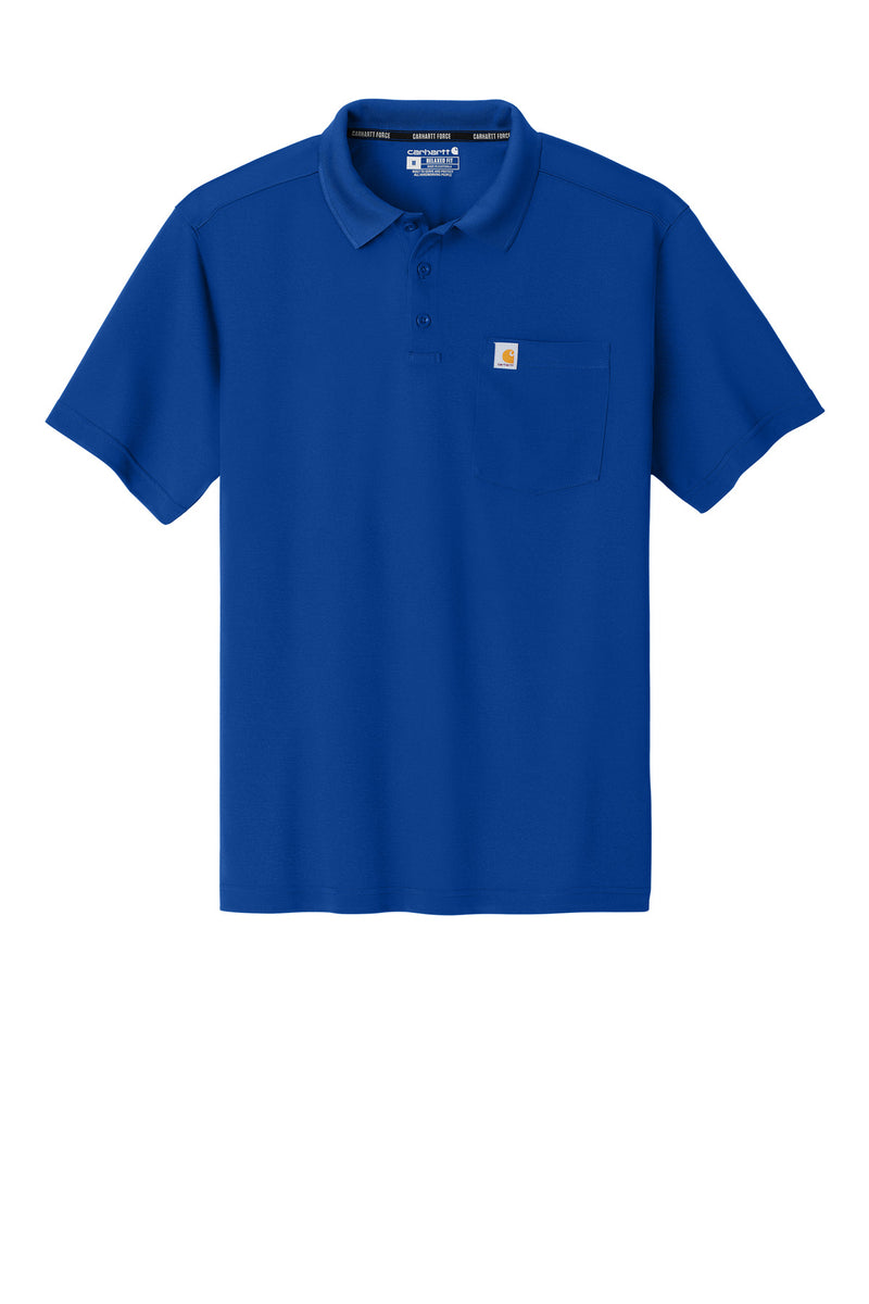 Carhartt Force Snag-Resistant Pocket Polo - Royal Glass Blue