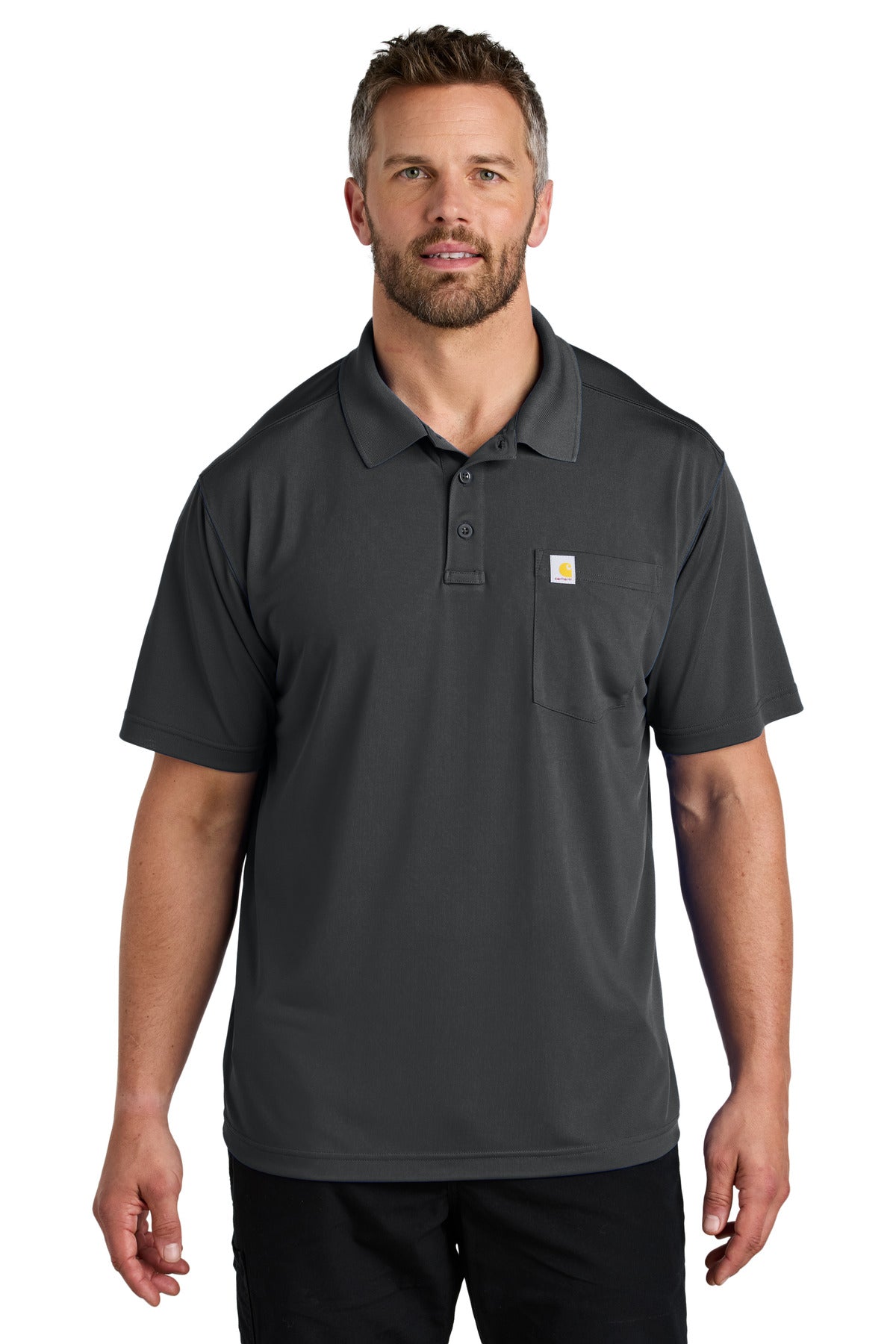 Carhartt Force Snag-Resistant Pocket Polo - Shadow Grey