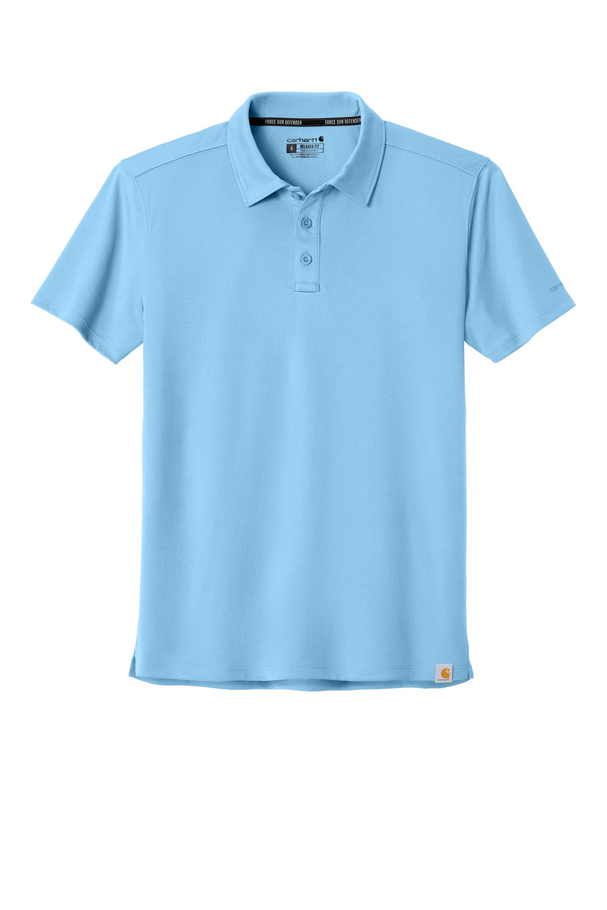 Carhartt Force Sun Defender Polo - Fresh Water Blue