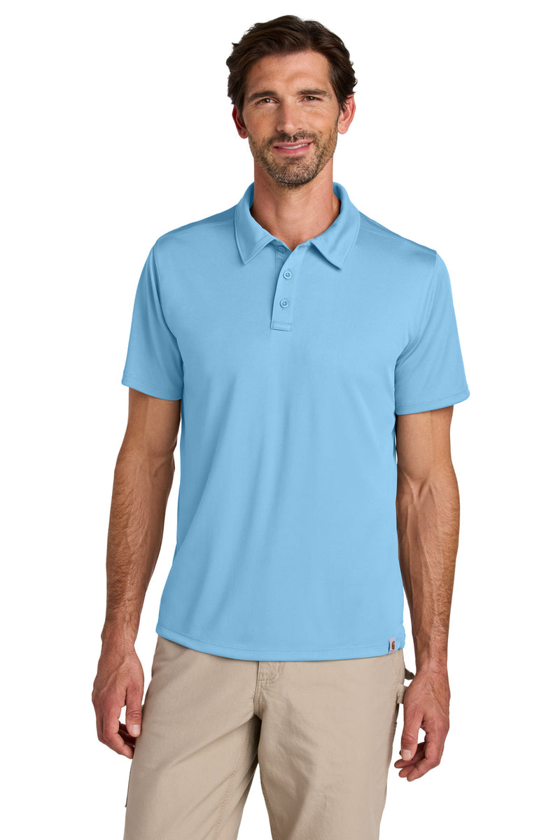 Carhartt Force Sun Defender Polo - Fresh Water Blue