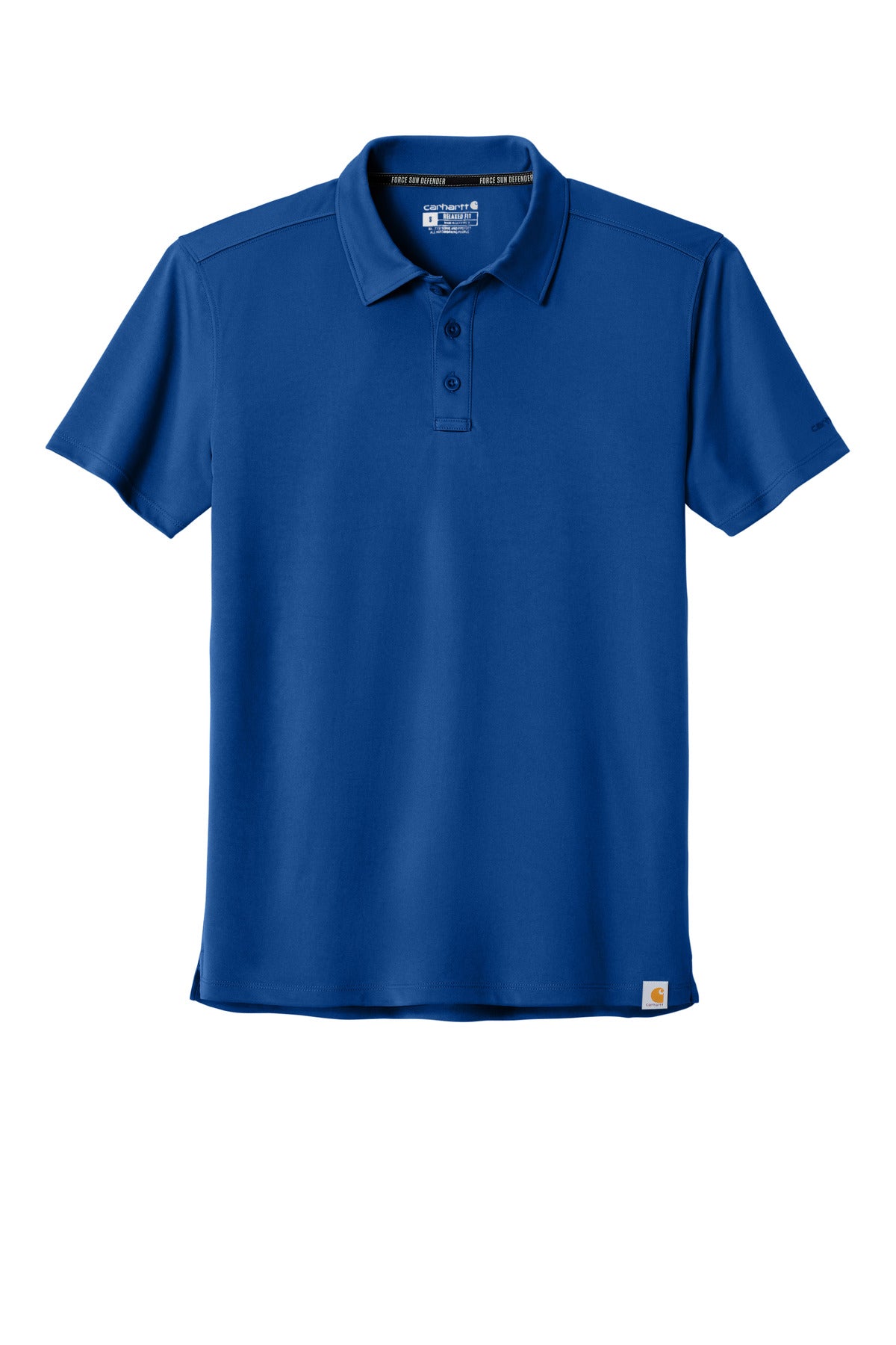 Carhartt Force Sun Defender Polo - Royal Glass Blue