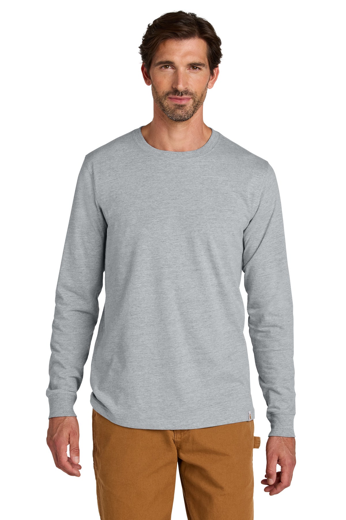 Carhartt Long Sleeve T-Shirt - Heather Grey