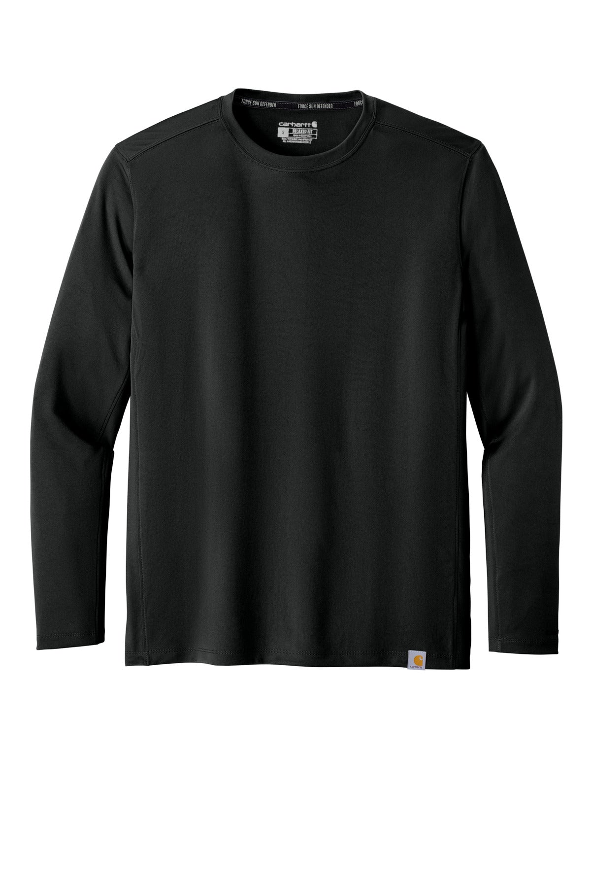 Carhartt Force Sun Defender Long Sleeve T-Shirt - Black