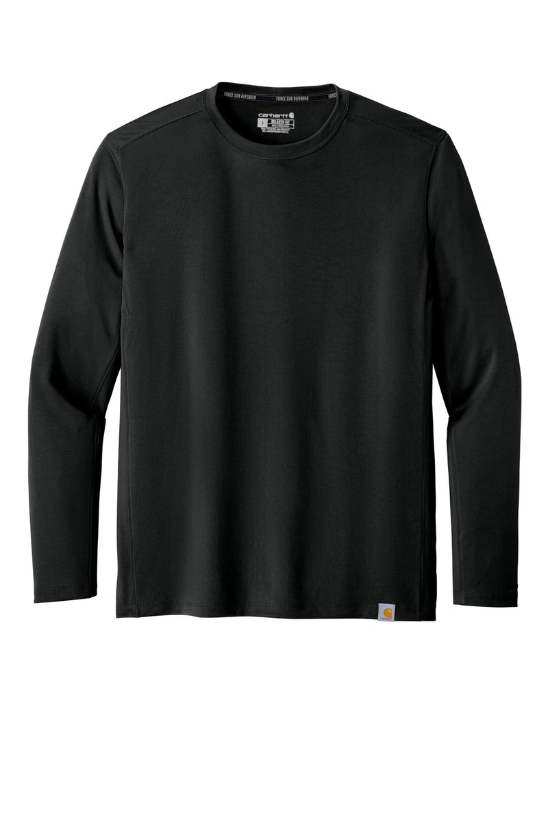 Carhartt Force Sun Defender Long Sleeve T-Shirt - Black