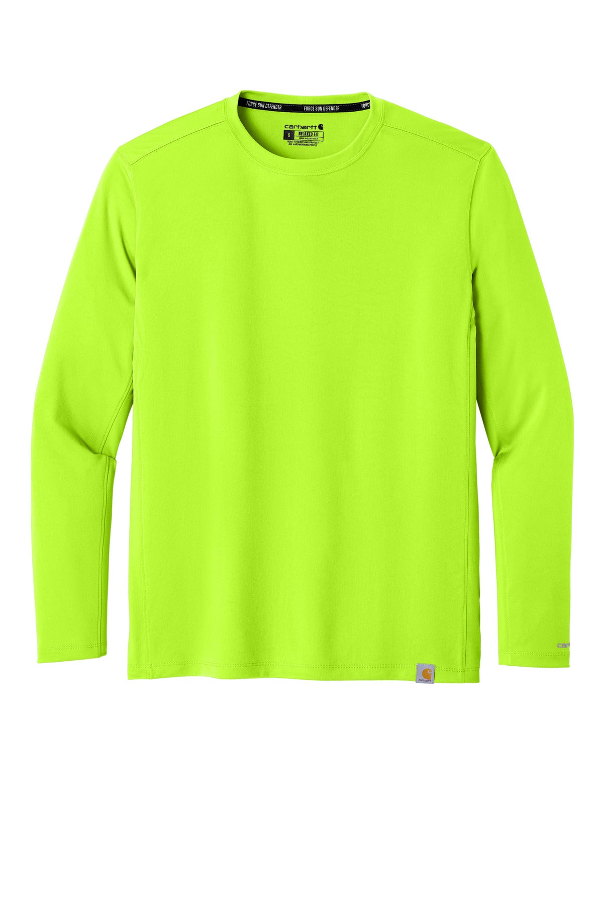 Carhartt Force Sun Defender Long Sleeve T-Shirt - Brite Lime