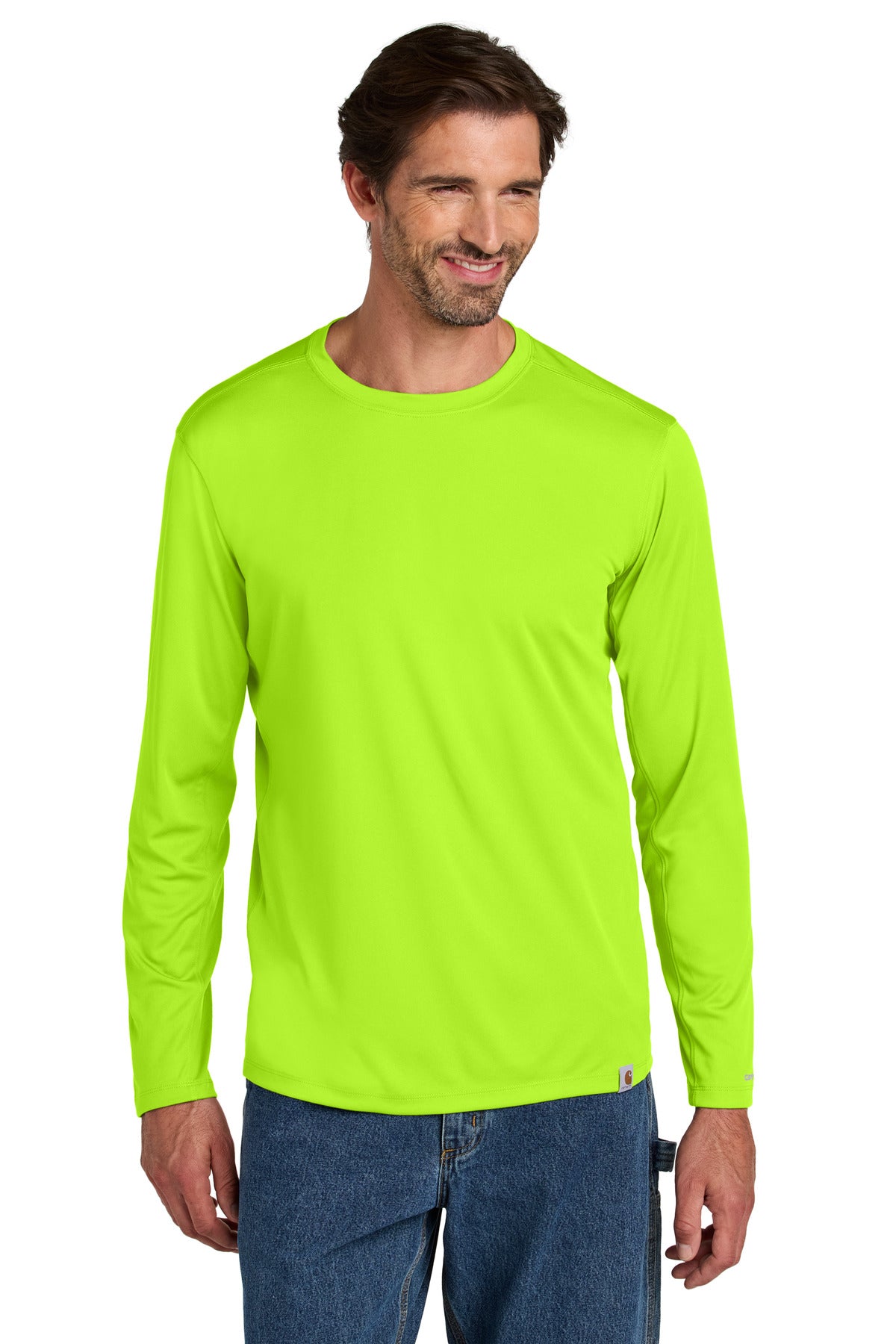 Carhartt Force Sun Defender Long Sleeve T-Shirt - Brite Lime