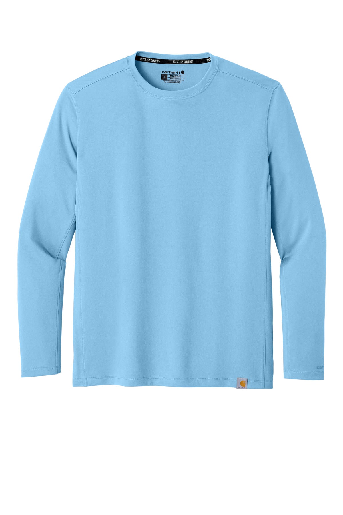 Carhartt Force Sun Defender Long Sleeve T-Shirt - Fresh Water Blue