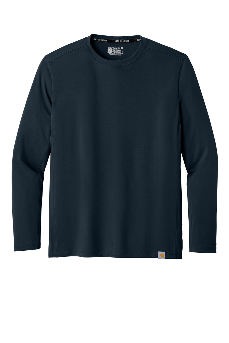 Carhartt Force Sun Defender Long Sleeve T-Shirt - Navy