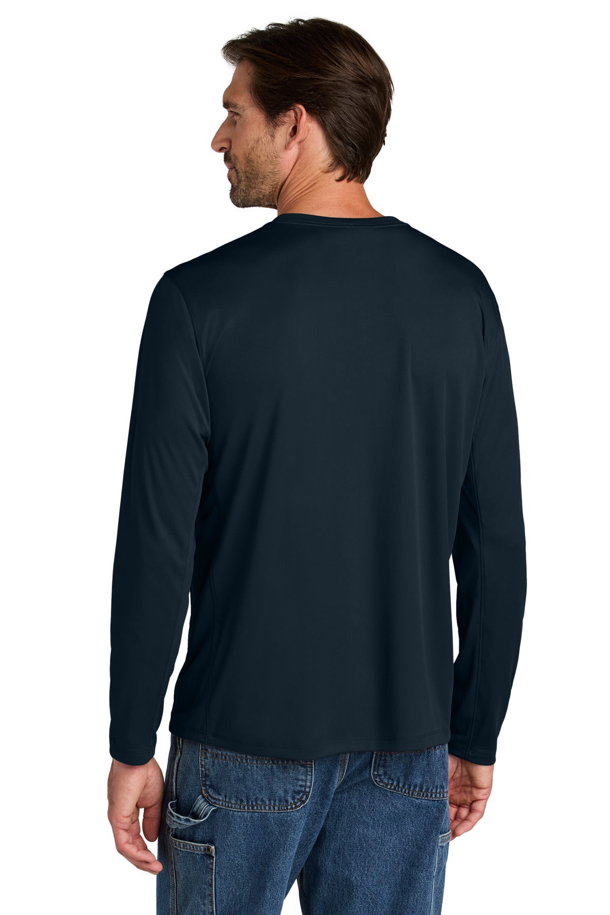 Carhartt Force Sun Defender Long Sleeve T-Shirt - Navy
