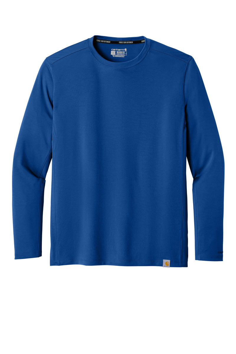Carhartt Force Sun Defender Long Sleeve T-Shirt - Royal Glass Blue