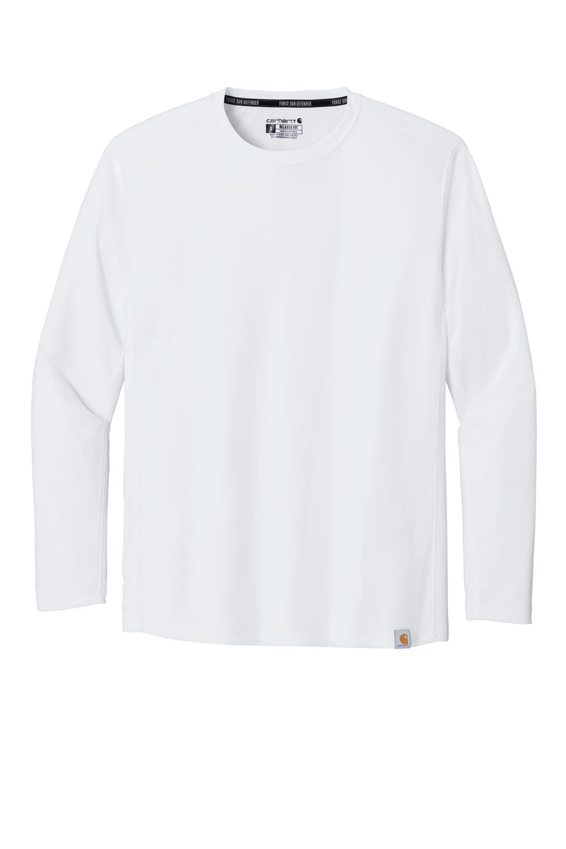 Carhartt Force Sun Defender Long Sleeve T-Shirt - White
