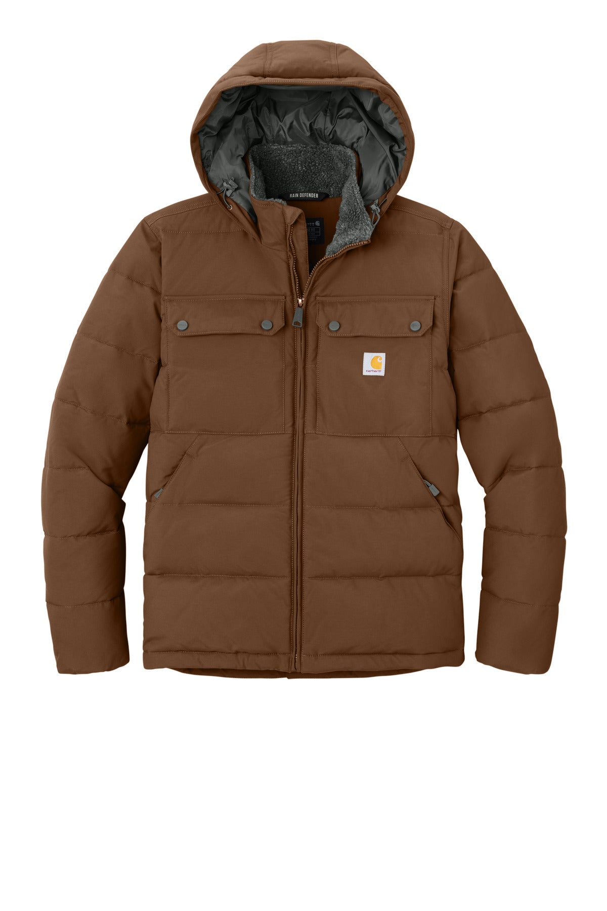 Carhartt Montana Insulated Hooded Jacket - Red Duck Brown