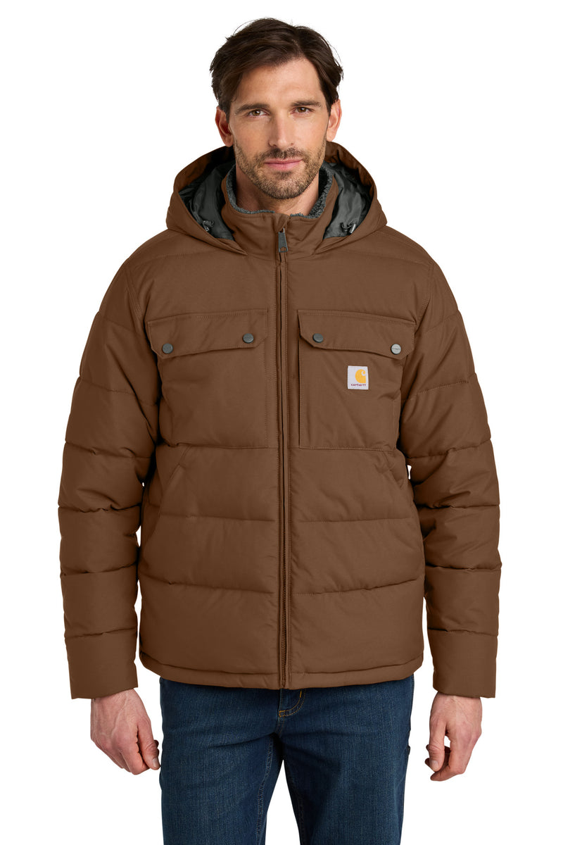 Carhartt Montana Insulated Hooded Jacket - Red Duck Brown