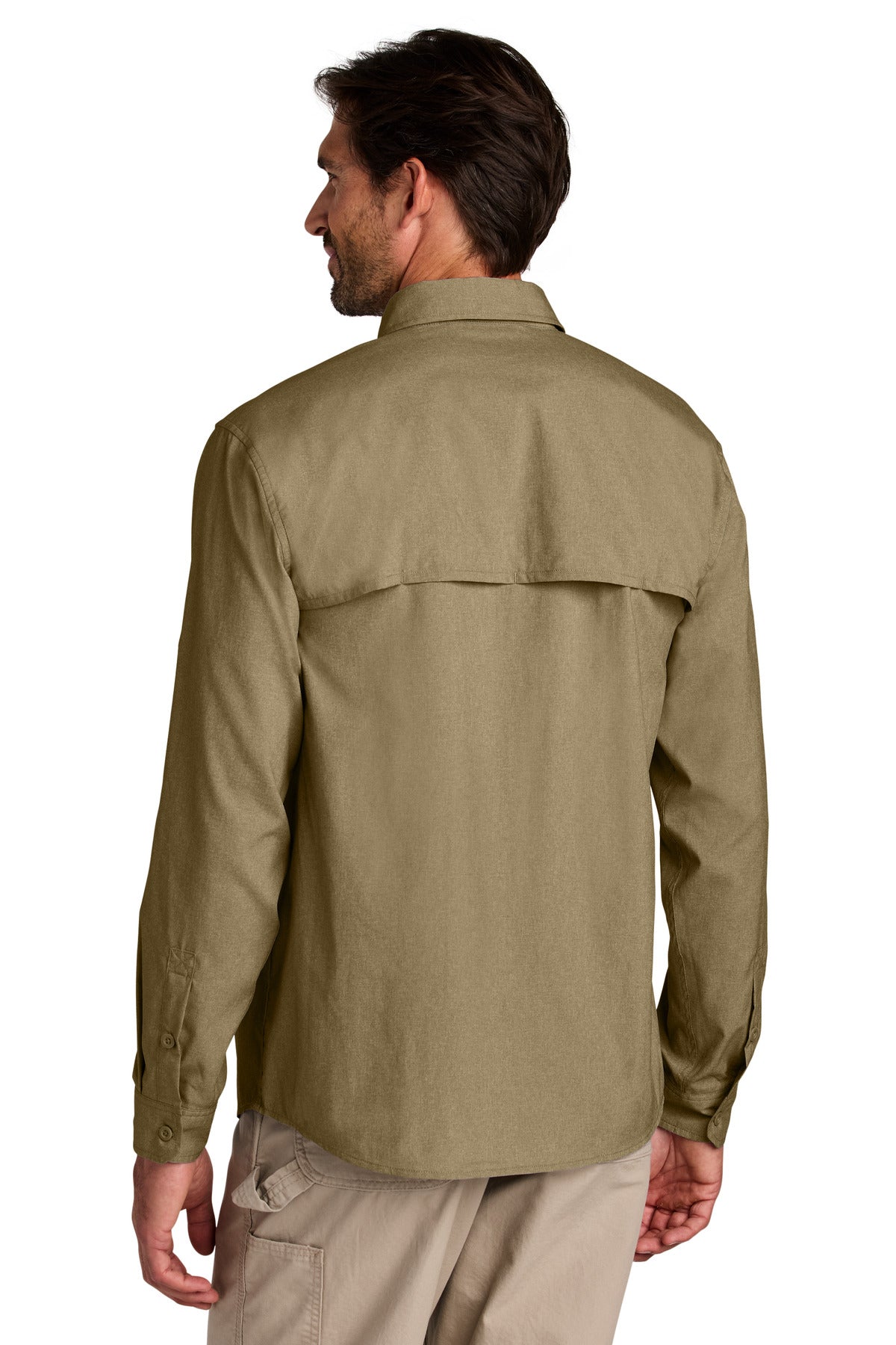 Carhartt Force Sun Defender Long Sleeve Shirt - Dark Khaki