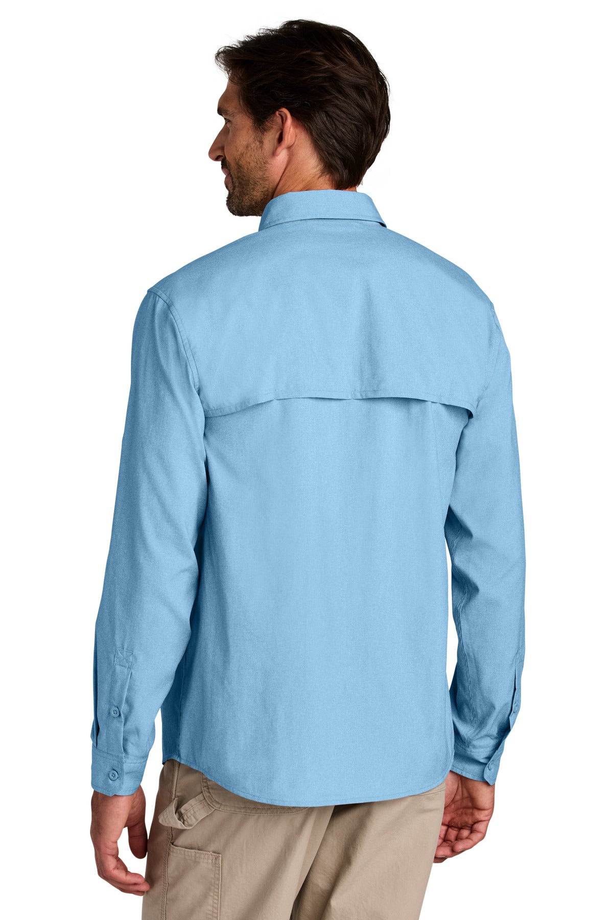 Carhartt Force Sun Defender Long Sleeve Shirt - Fresh Water Blue