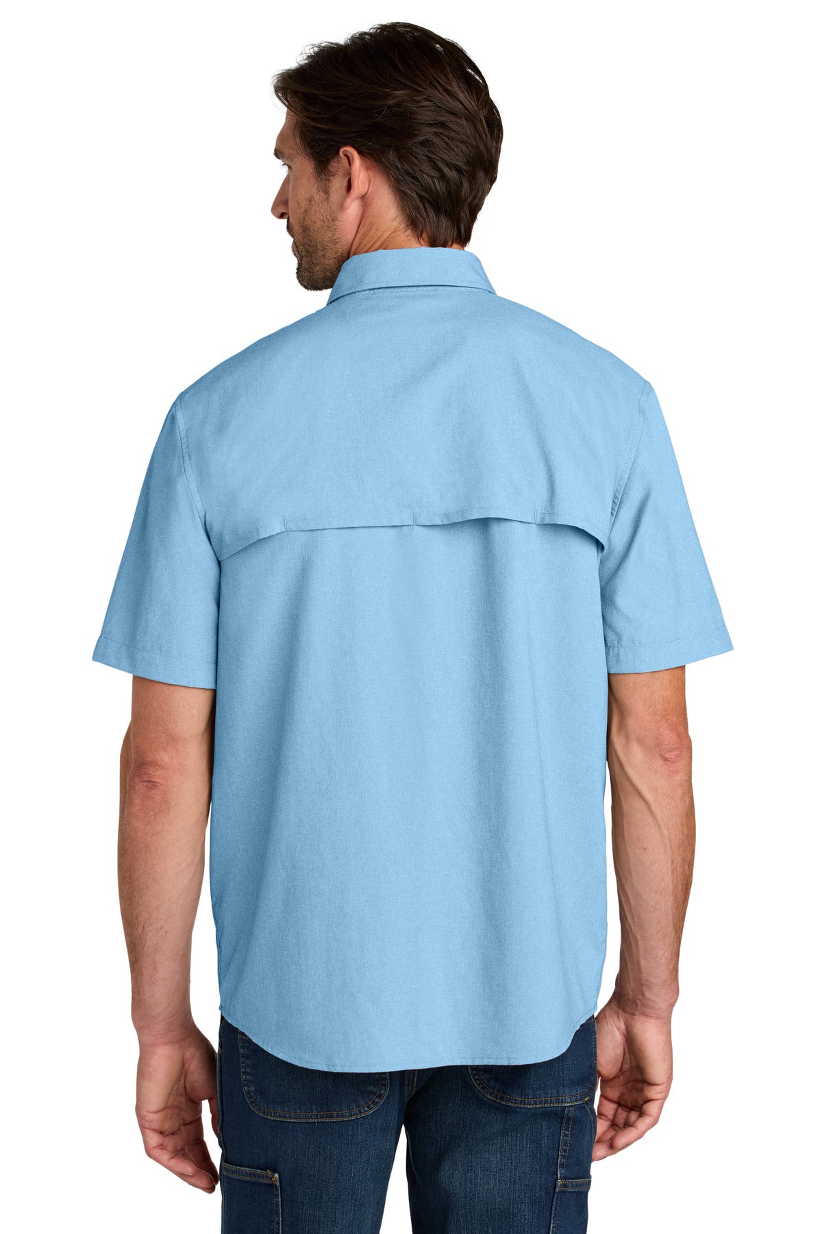 Carhartt Force Sun Defender Short Sleeve Shirt - Fresh Water Blue