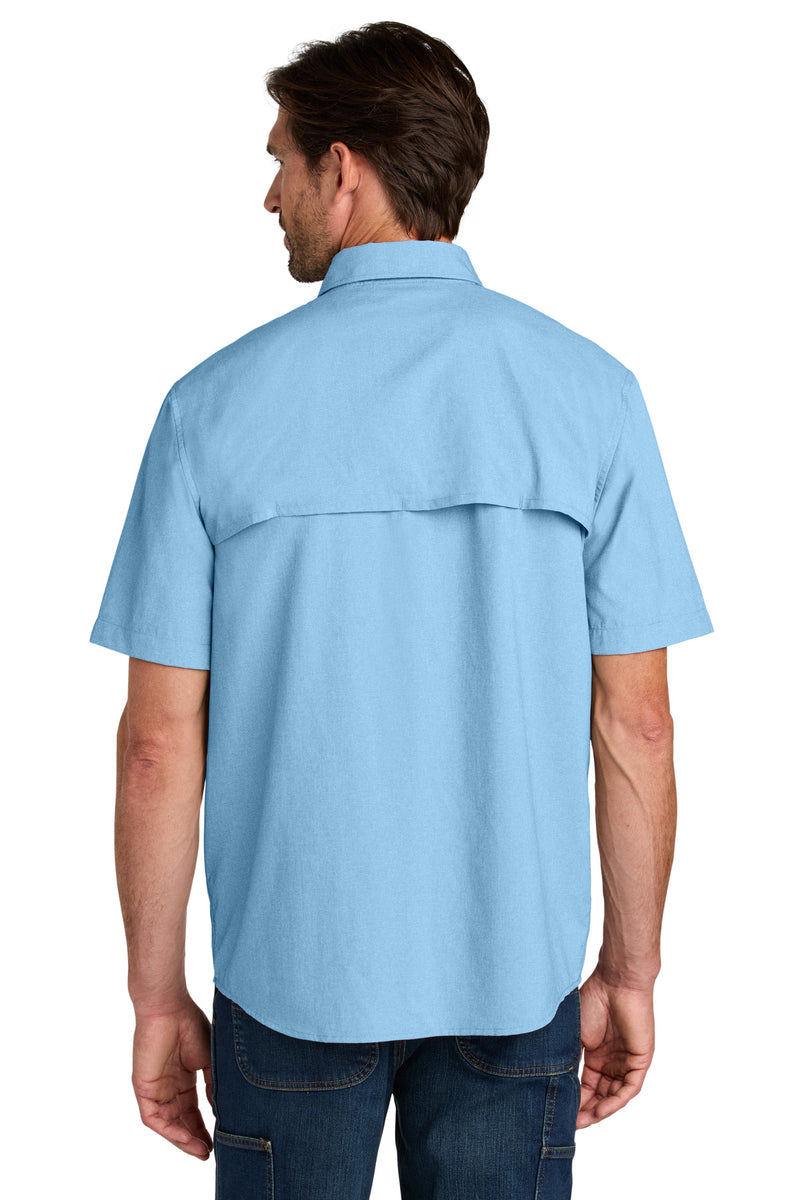 Carhartt Force Sun Defender Short Sleeve Shirt - Fresh Water Blue