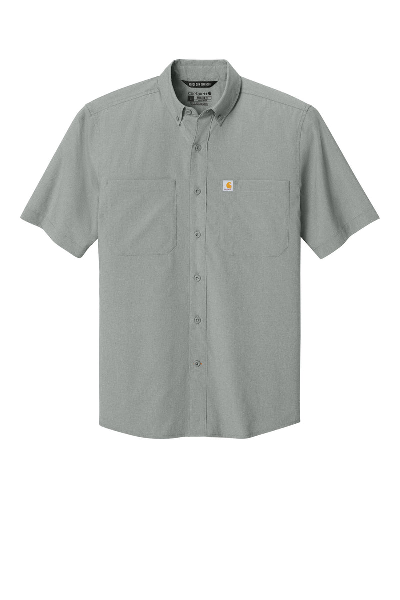 Carhartt Force Sun Defender Short Sleeve Shirt - Steel